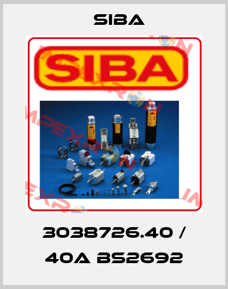 3038726.40 / 40A BS2692 Siba
