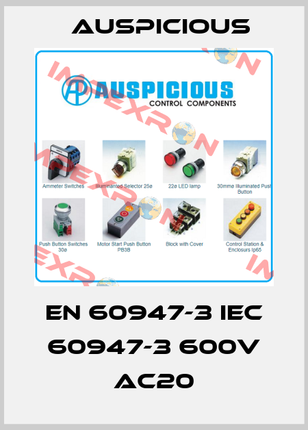EN 60947-3 IEC 60947-3 600v AC20 Auspicious