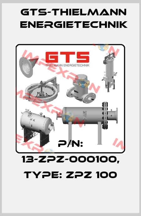 P/N: 13-ZPZ-000100, Type: ZPZ 100 GTS-Thielmann Energietechnik