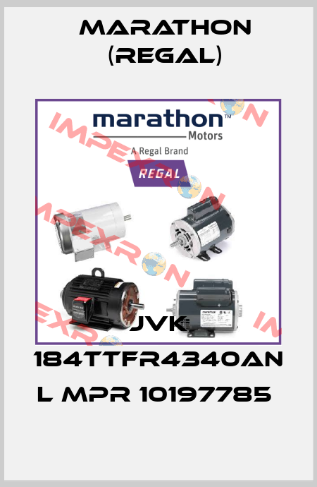 JVK 184TTFR4340AN L MPR 10197785  Marathon (Regal)