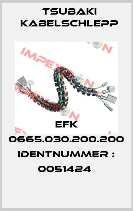 EFK 0665.030.200.200  Identnummer : 0051424  Tsubaki Kabelschlepp