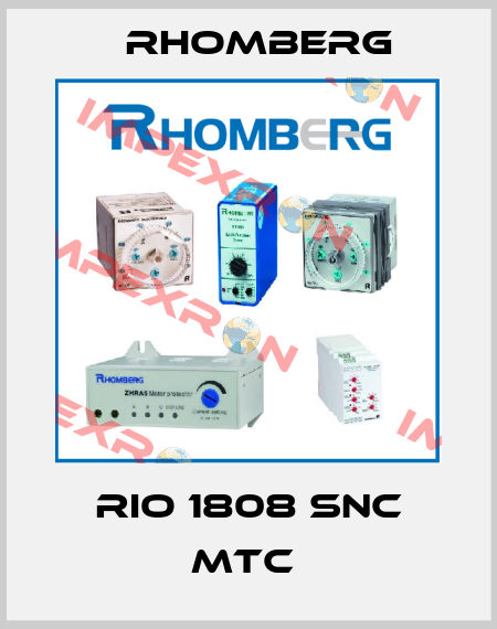 RIO 1808 SNC MTC  Rhomberg