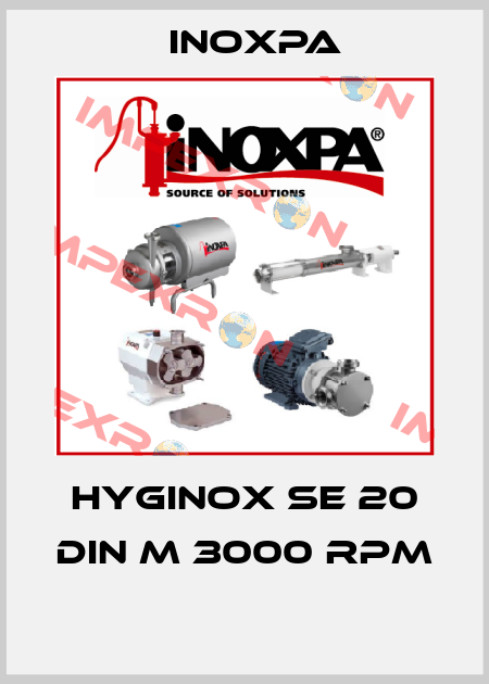 HYGINOX SE 20 DIN M 3000 RPM  Inoxpa
