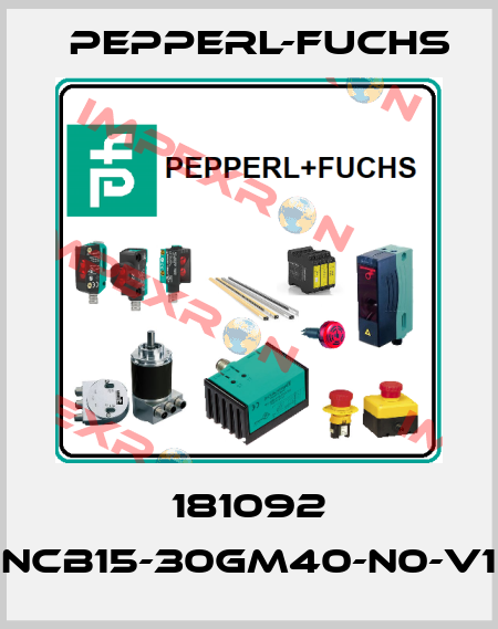 181092 NCB15-30GM40-N0-V1 Pepperl-Fuchs