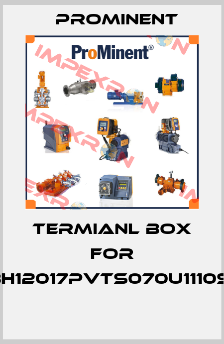 Termianl Box for S1CBH12017PVTS070U1110S0DE  ProMinent