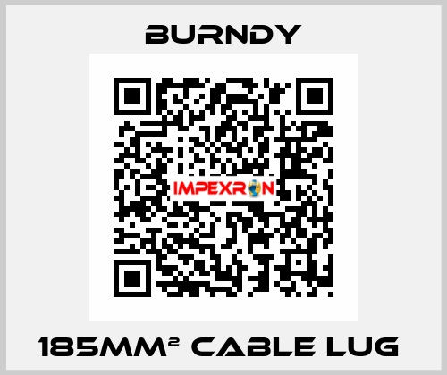 185mm² cable lug  Burndy