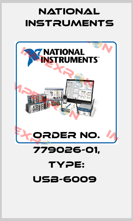 Order No. 779026-01, Type: USB-6009  National Instruments