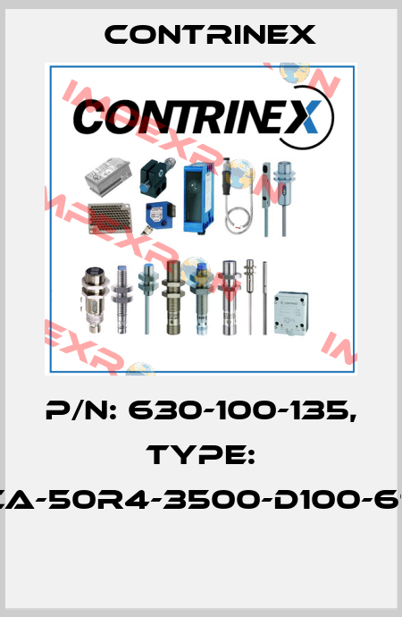 P/N: 630-100-135, Type: YCA-50R4-3500-D100-69K  Contrinex