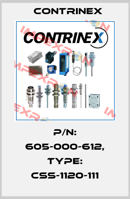 p/n: 605-000-612, Type: CSS-1120-111 Contrinex