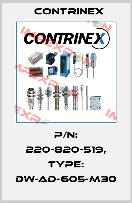 p/n: 220-820-519, Type: DW-AD-605-M30 Contrinex