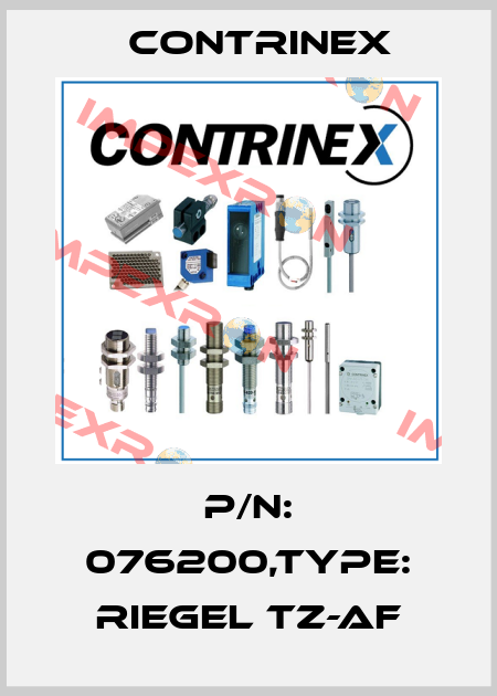 P/N: 076200,Type: RIEGEL TZ-AF Contrinex