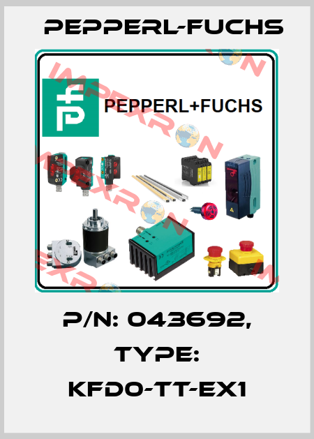 p/n: 043692, Type: KFD0-TT-EX1 Pepperl-Fuchs