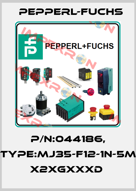 P/N:044186, Type:MJ35-F12-1N-5M        x2xGxxxD  Pepperl-Fuchs