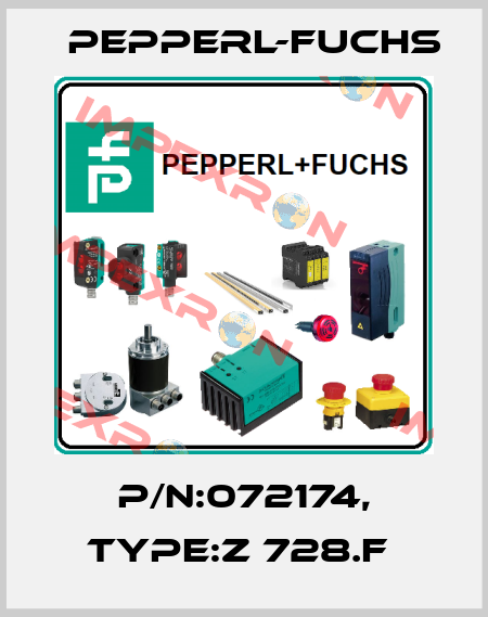 P/N:072174, Type:Z 728.F  Pepperl-Fuchs