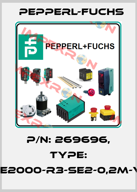 p/n: 269696, Type: OBE2000-R3-SE2-0,2M-V31 Pepperl-Fuchs
