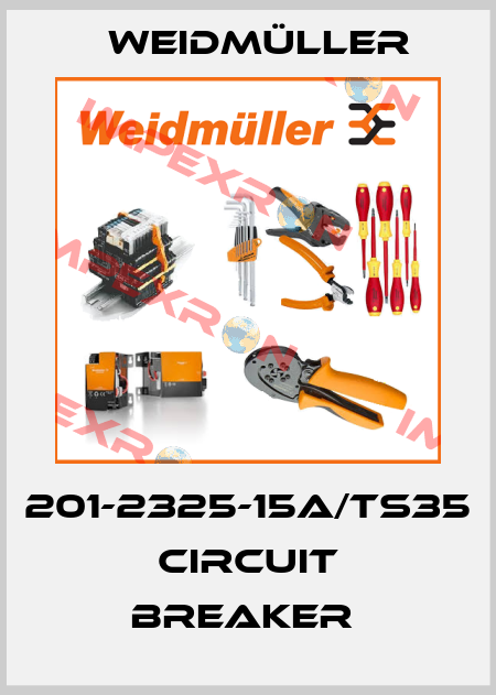 201-2325-15A/TS35 CIRCUIT BREAKER  Weidmüller