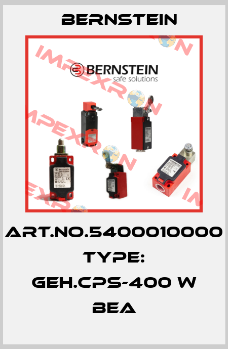 Art.No.5400010000 Type: GEH.CPS-400 W BEA Bernstein