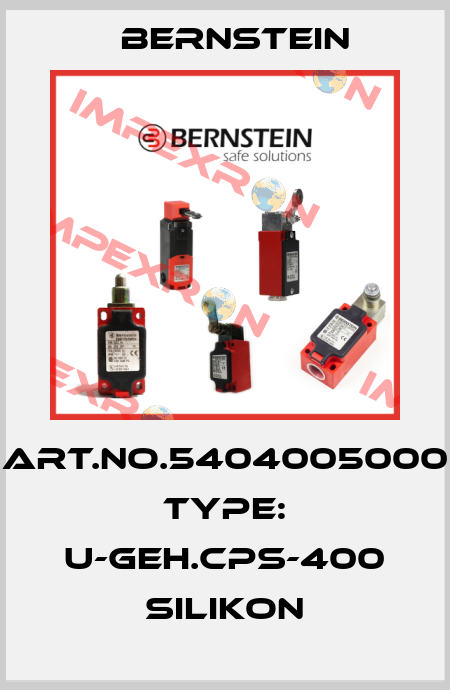 Art.No.5404005000 Type: U-GEH.CPS-400 SILIKON Bernstein