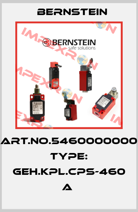Art.No.5460000000 Type: GEH.KPL.CPS-460              A  Bernstein