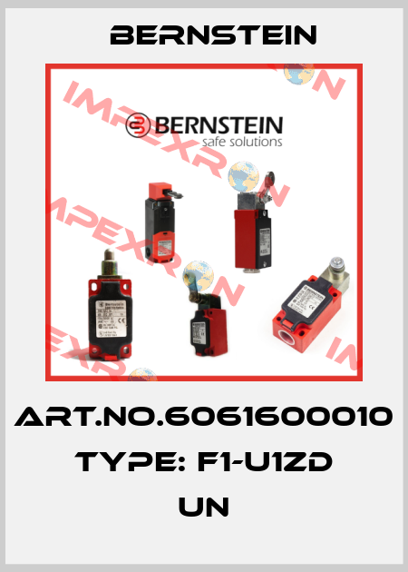 Art.No.6061600010 Type: F1-U1ZD UN Bernstein