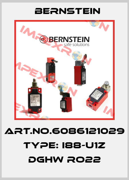 Art.No.6086121029 Type: I88-U1Z DGHW RO22 Bernstein