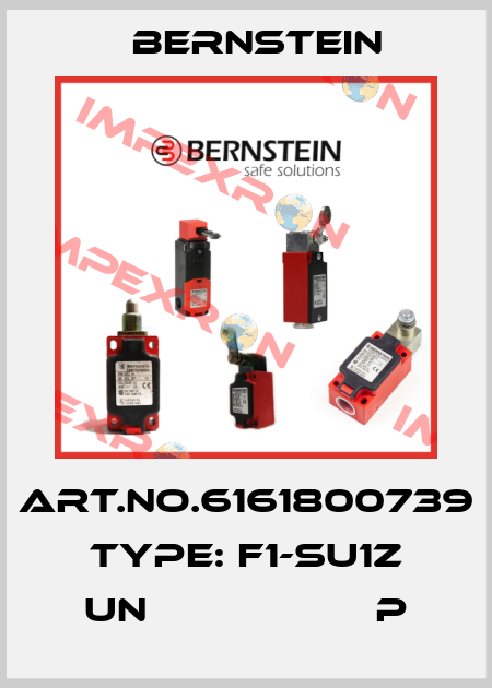 Art.No.6161800739 Type: F1-SU1Z UN                   P Bernstein