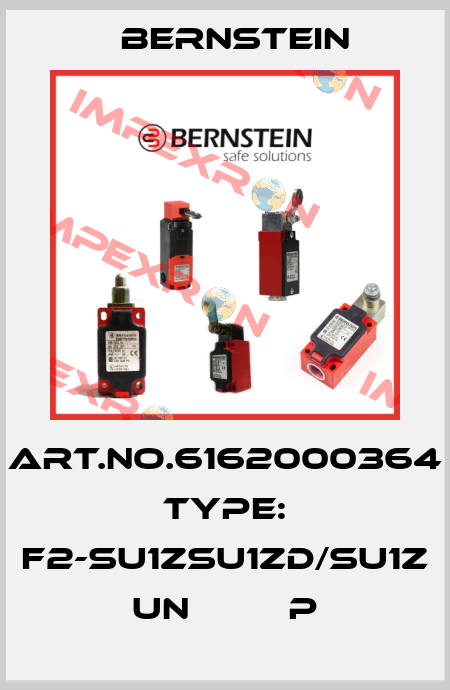 Art.No.6162000364 Type: F2-SU1ZSU1ZD/SU1Z UN         P Bernstein