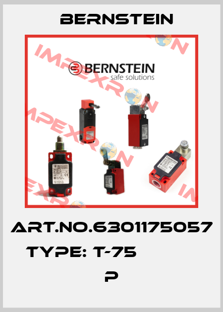 Art.No.6301175057 Type: T-75                         P Bernstein