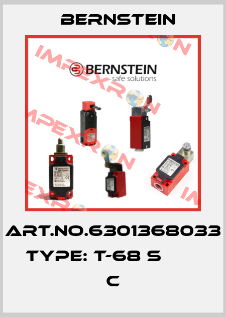 Art.No.6301368033 Type: T-68 S                       C Bernstein