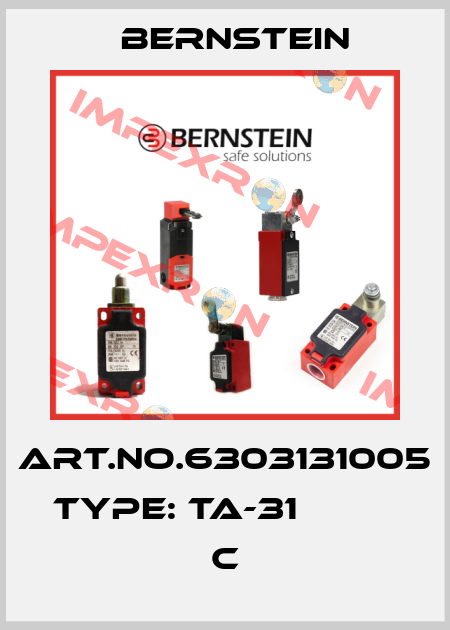 Art.No.6303131005 Type: TA-31                        C Bernstein