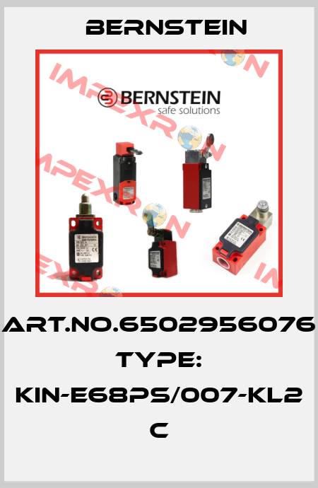 Art.No.6502956076 Type: KIN-E68PS/007-KL2            C Bernstein