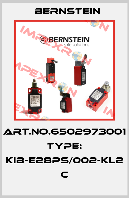 Art.No.6502973001 Type: KIB-E28PS/002-KL2            C Bernstein