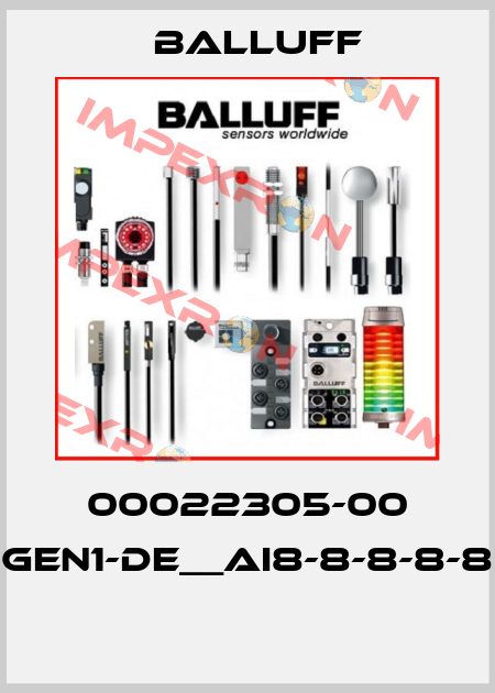 00022305-00 GEN1-DE__AI8-8-8-8-8  Balluff