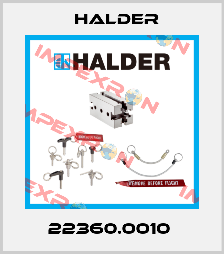 22360.0010  Halder