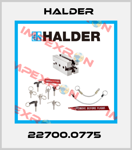 22700.0775  Halder