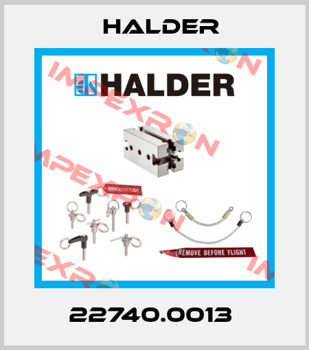 22740.0013  Halder