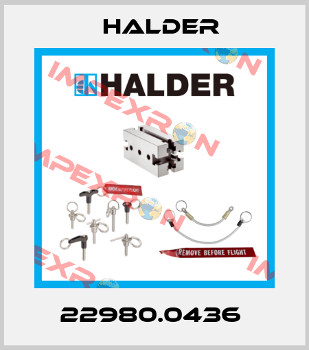 22980.0436  Halder
