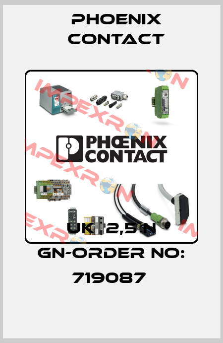 UK  2,5 N GN-ORDER NO: 719087  Phoenix Contact