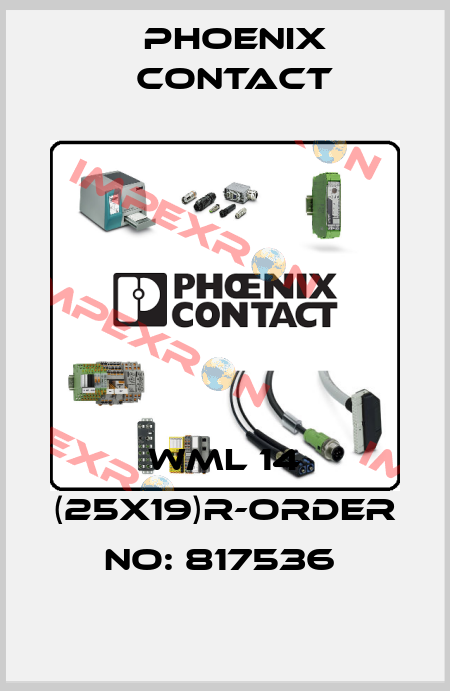 WML 14 (25X19)R-ORDER NO: 817536  Phoenix Contact