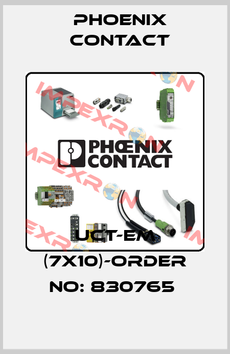 UCT-EM (7X10)-ORDER NO: 830765  Phoenix Contact