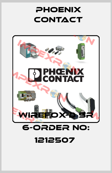 WIREFOX-D SR 6-ORDER NO: 1212507  Phoenix Contact