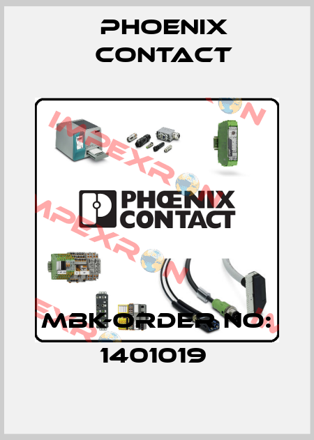 MBK-ORDER NO: 1401019  Phoenix Contact