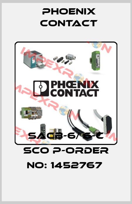 SACB-6/ 6-C SCO P-ORDER NO: 1452767  Phoenix Contact