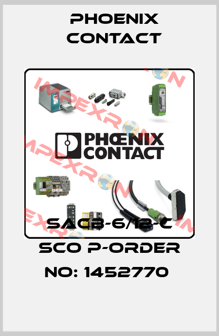 SACB-6/12-C SCO P-ORDER NO: 1452770  Phoenix Contact