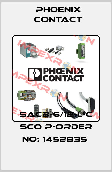SACB-6/12-L-C SCO P-ORDER NO: 1452835  Phoenix Contact