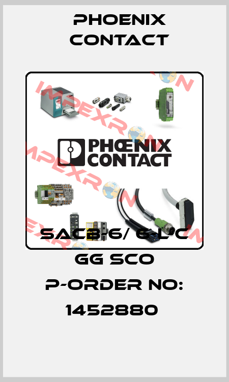 SACB-6/ 6-L-C GG SCO P-ORDER NO: 1452880  Phoenix Contact