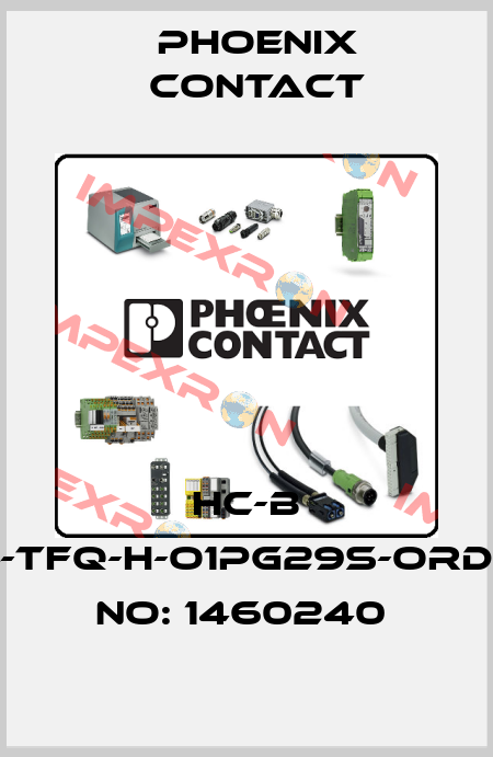 HC-B 24-TFQ-H-O1PG29S-ORDER NO: 1460240  Phoenix Contact