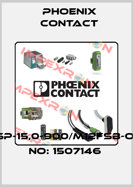 SAC-5P-15,0-900/M12FSB-ORDER NO: 1507146  Phoenix Contact