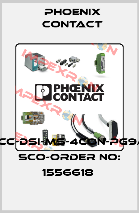 SACC-DSI-MS-4CON-PG9/0,5 SCO-ORDER NO: 1556618  Phoenix Contact