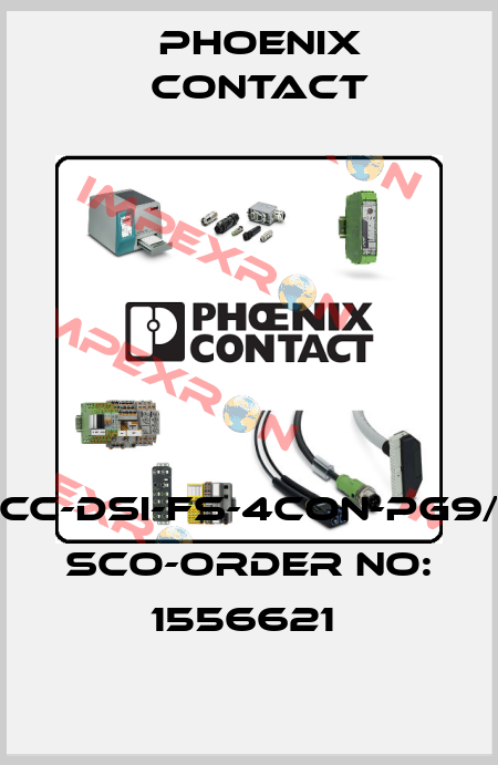 SACC-DSI-FS-4CON-PG9/0,5 SCO-ORDER NO: 1556621  Phoenix Contact